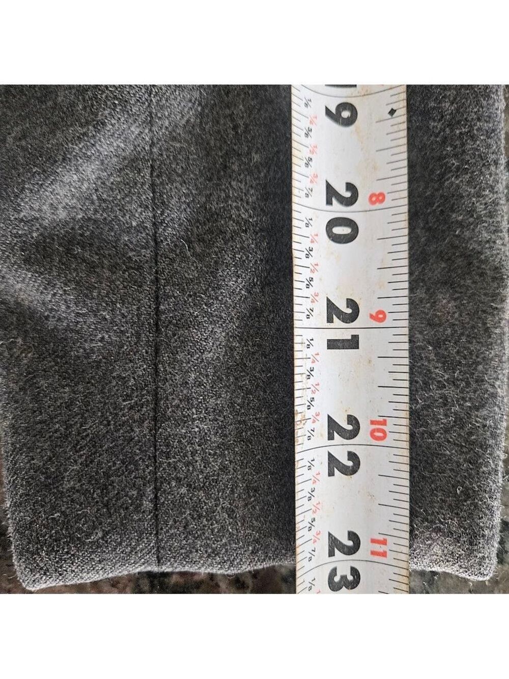 Christian Dior Gray Wool Blazer with Gold Buttons Size 12 Luxury Tailored Jackt - Picture 8 of 11